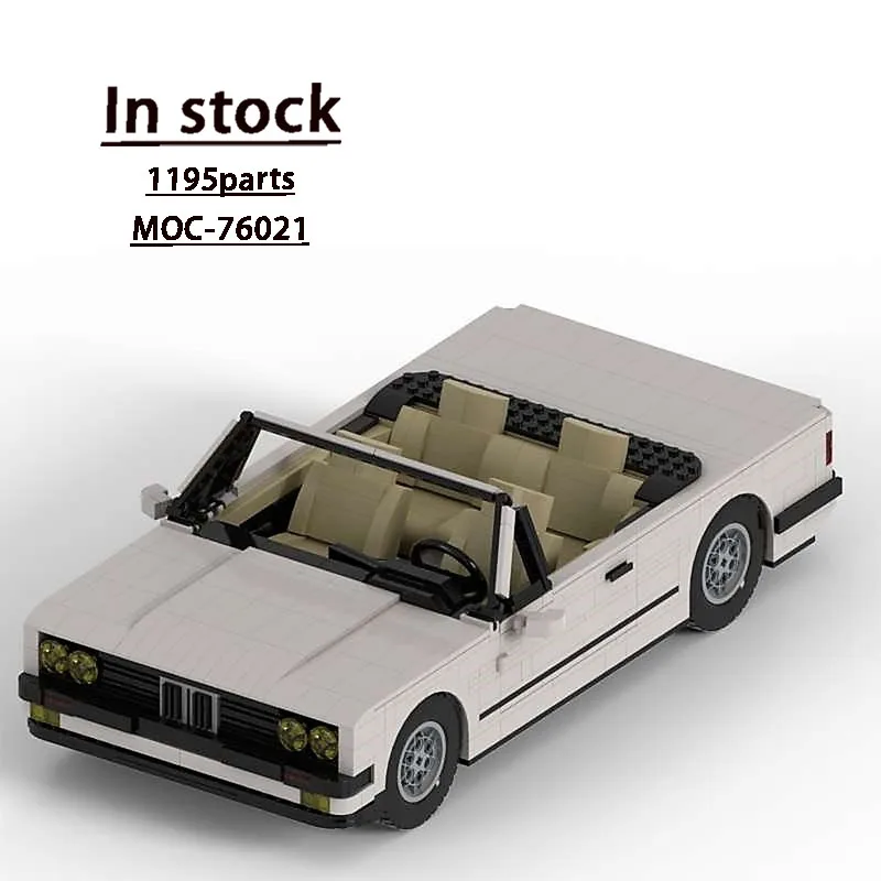 

MOC-76021 New 90s Iconic Roadster Racing Blocks Model 1195 PartsMOC Creative Boys Kids Birthday Building Blocks Toy Gifts
