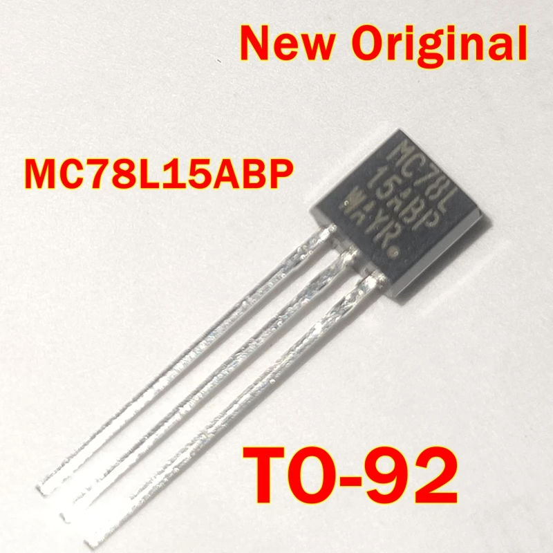 

1pcs to 100pcs MC78L15ABPG MC78L15ABP TO-92 New Original Three-Terminal Low Current Positive Voltage Regulators
