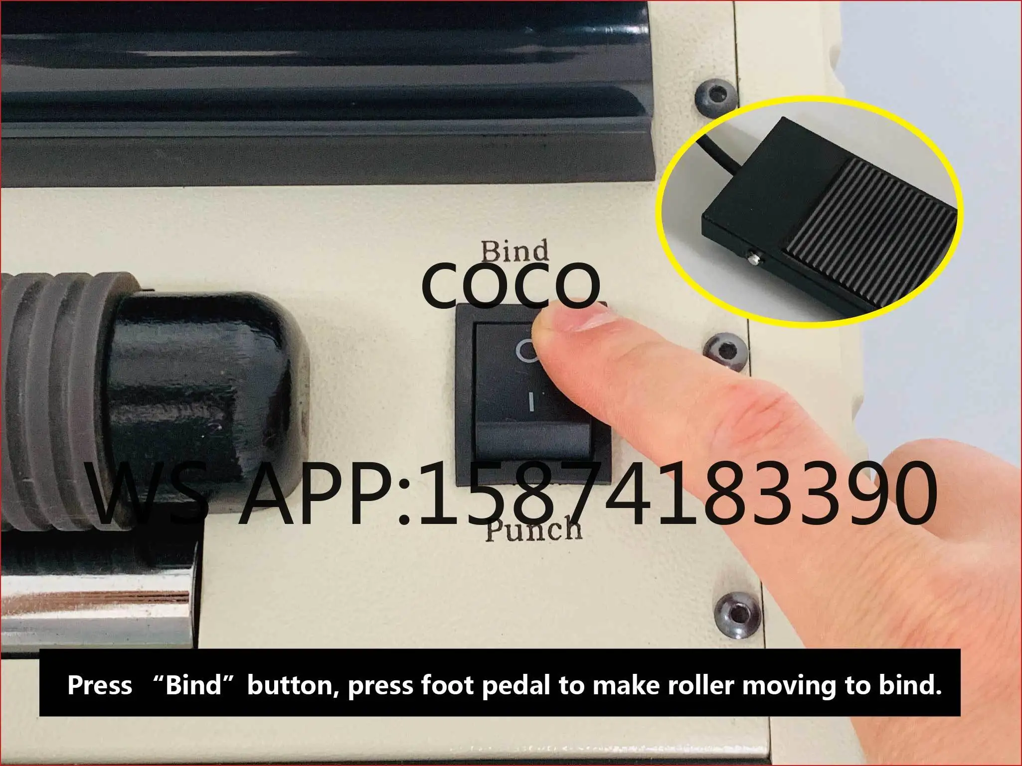 F4/B4/A3 Size Electric Punching Electric Coil Binding Machine Office Equipment