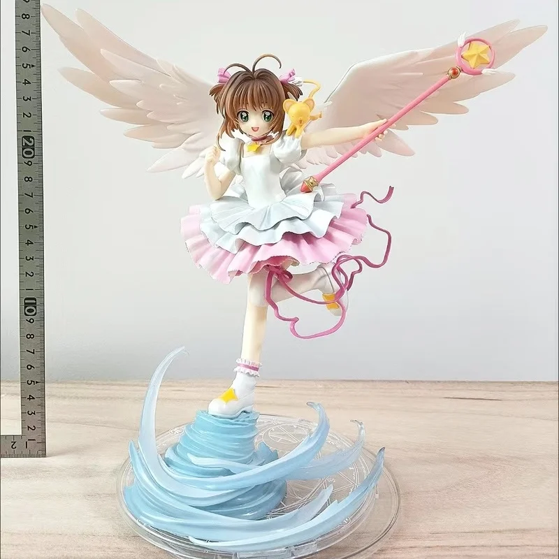 

27cm Anime Figure Card Captor Kinomoto Sakura Dolls Model Figurines Lovely Decorative Collectible Toys Adult Gifts