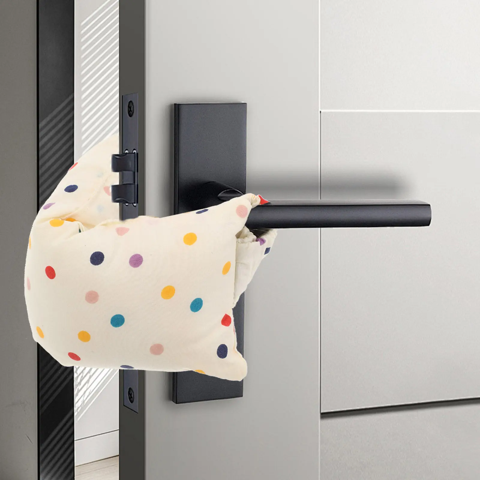 Door Pinch Guard Colorful Polka Dots Safety Finger Pinch Protector Room Prevent Finger Injuries Proof Door Stopper