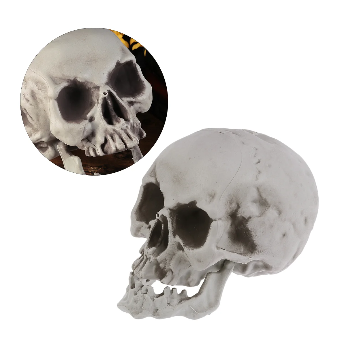 

Skull Model Prop Halloween Decorations Outdoor Inflatable Accessories Man Stickers for Adults