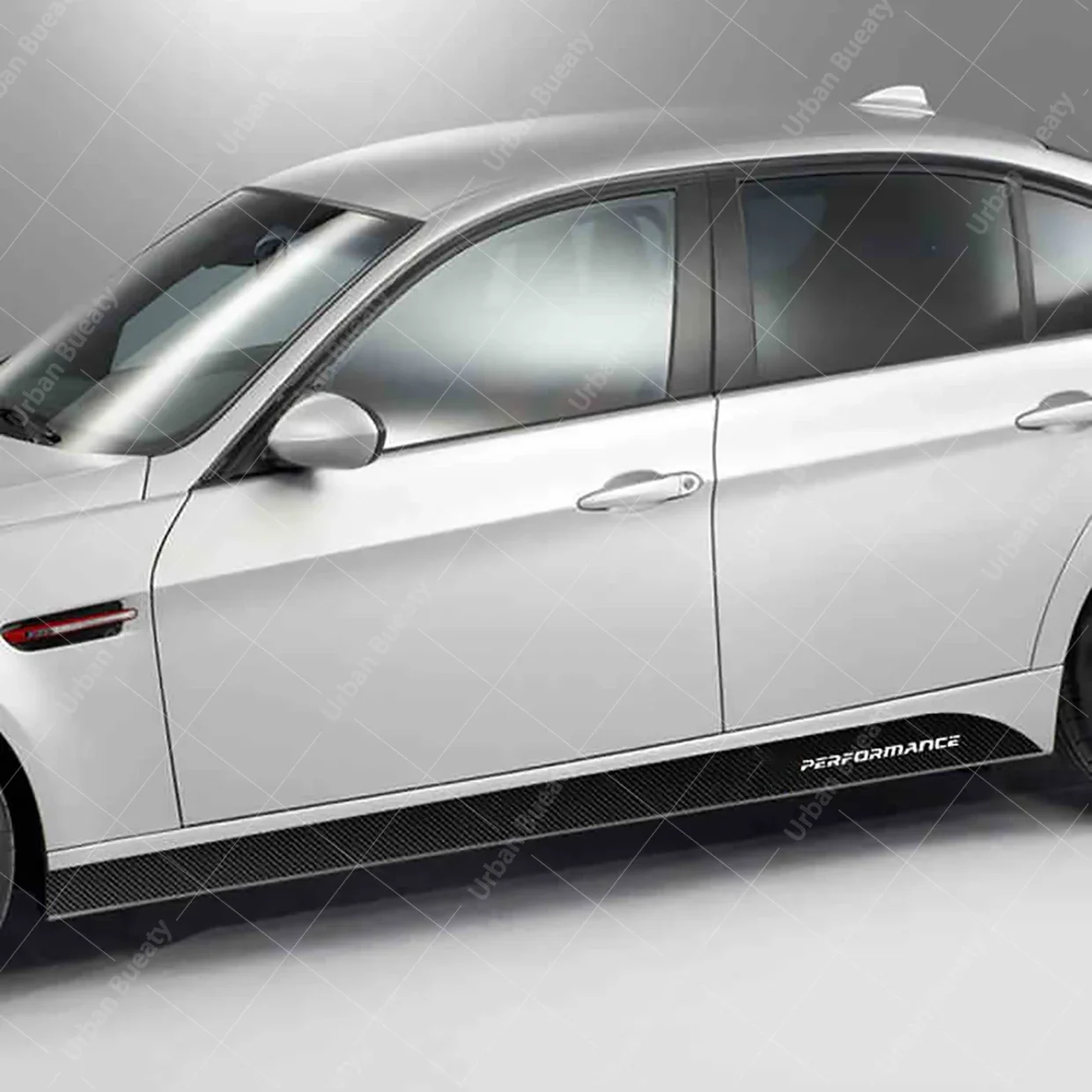 For BMW E90 E92 E93 F20 F21 F30 F31 F32 F33 F34 F15 F10 F01 F11 F02 G30 M Performance Side Skirt Sill Stripe Body Decals Sticker view 2