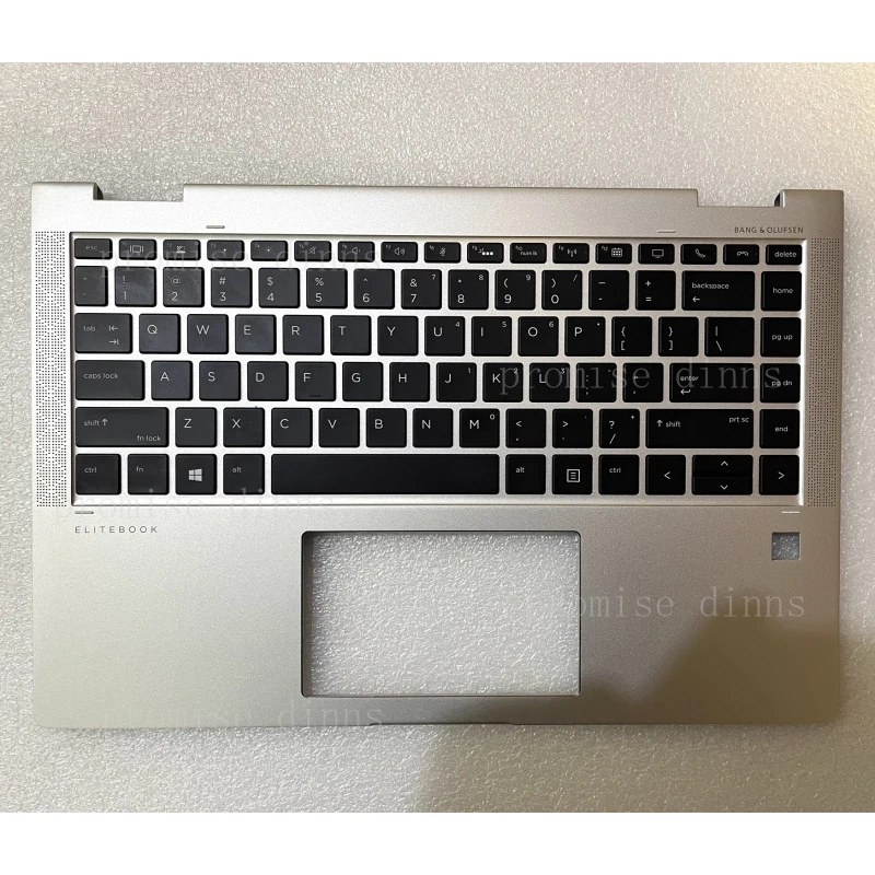 

M New Palmrest Upper Case US Backlit Keyboard For HP EliteBook X360 1040 G5 G6