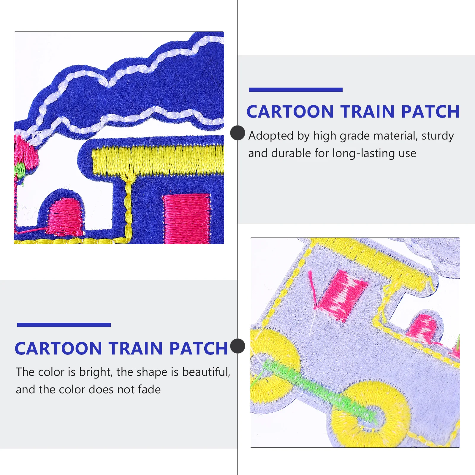 

10Pcs Cartoon on Patches Embroidered for Clothes Shoes Bags Repair Decoration DIY Sewing Crafts Supplies