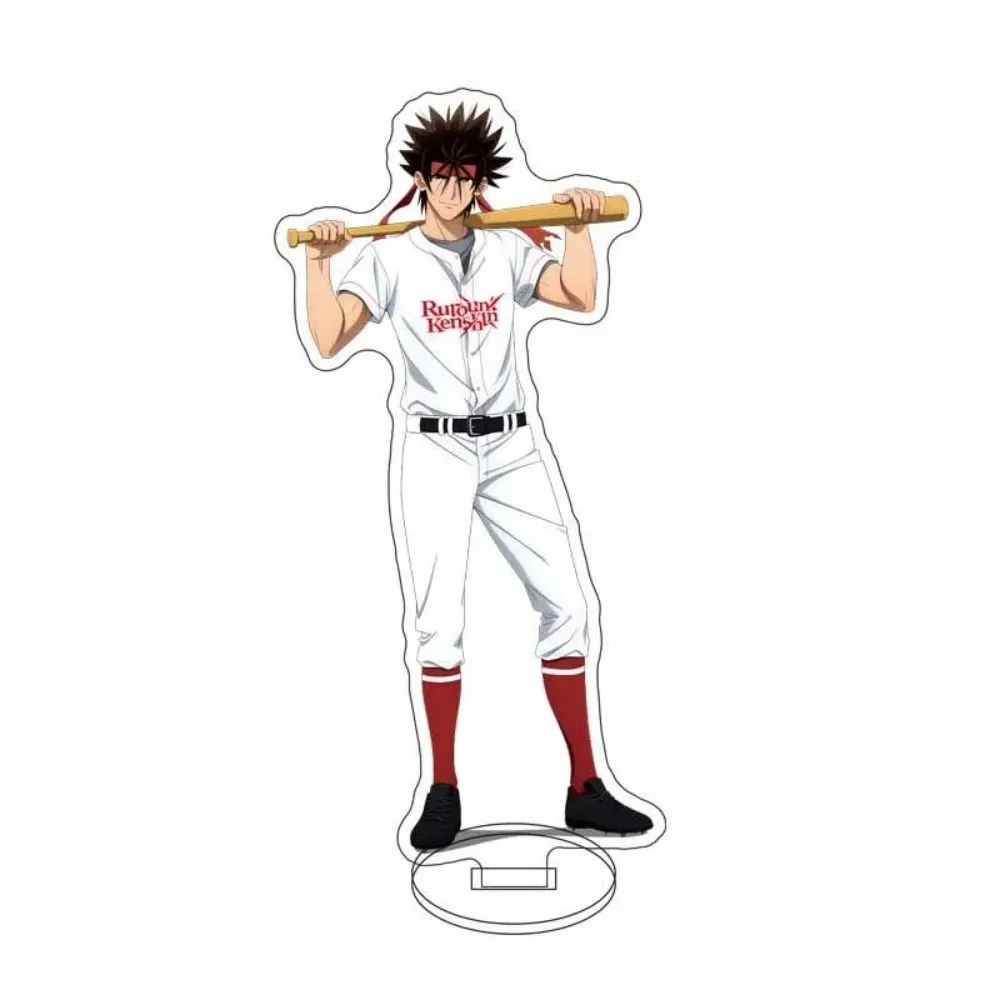 Diy Rurouni Kenshin Anime Randapparatuur Acryl Board Figuur Stand Model Cartoon Tweedimensionale Desktop Ornament Vakantiegeschenken