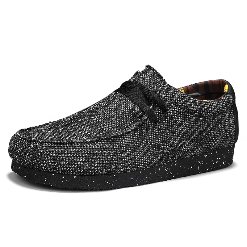 

Men's motorcycle new trend new summer linen breathable one foot lazy shoes casual shoes comfortable men's shoes