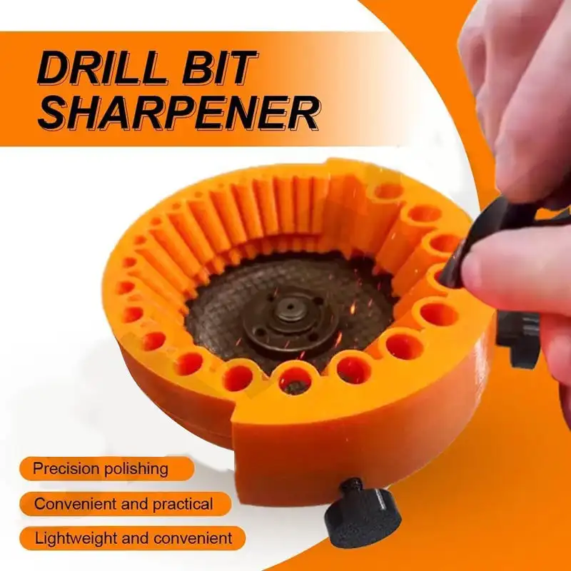 

Multipurpose Drill Bit Sharpener For 115/125 Angle Grinders Polishing Grinding Tool For 2-13mm Drill Bits