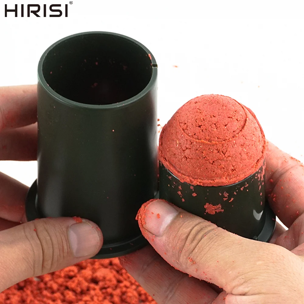 Hirisi 1/2Pcs 40MM Fishing Bait Ball Shaper Groundbait Ballm