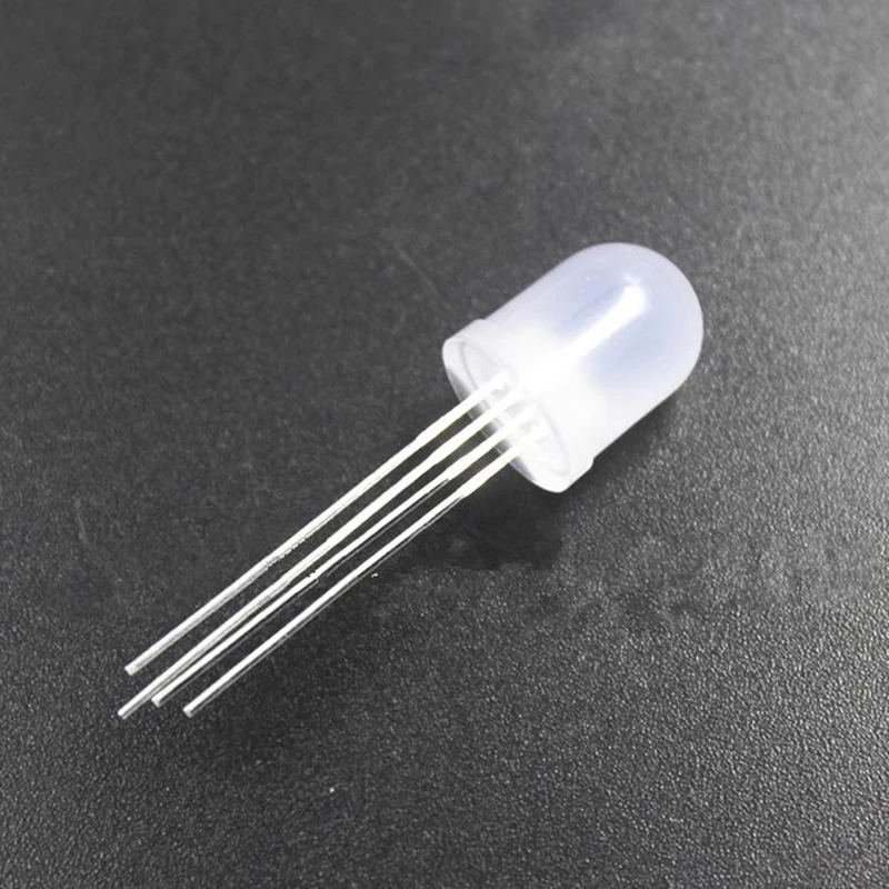 Perles de diode électroluminescente LED RVB à quatre pattes, en forme de brouillard, 20 à 2000 pièces, F10/10mm