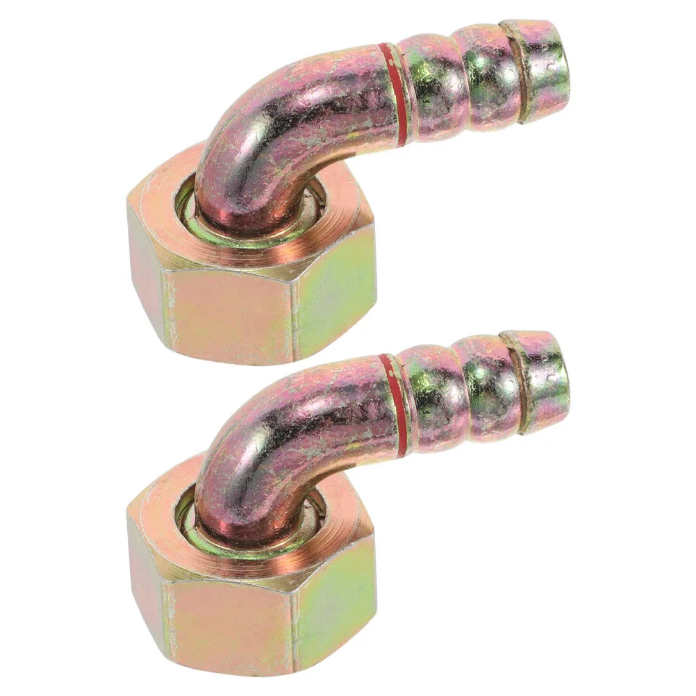 

2 Pcs Gas Stove Universal Joint Pipe Connector Cooker Connectors Hose Fittings Accessories