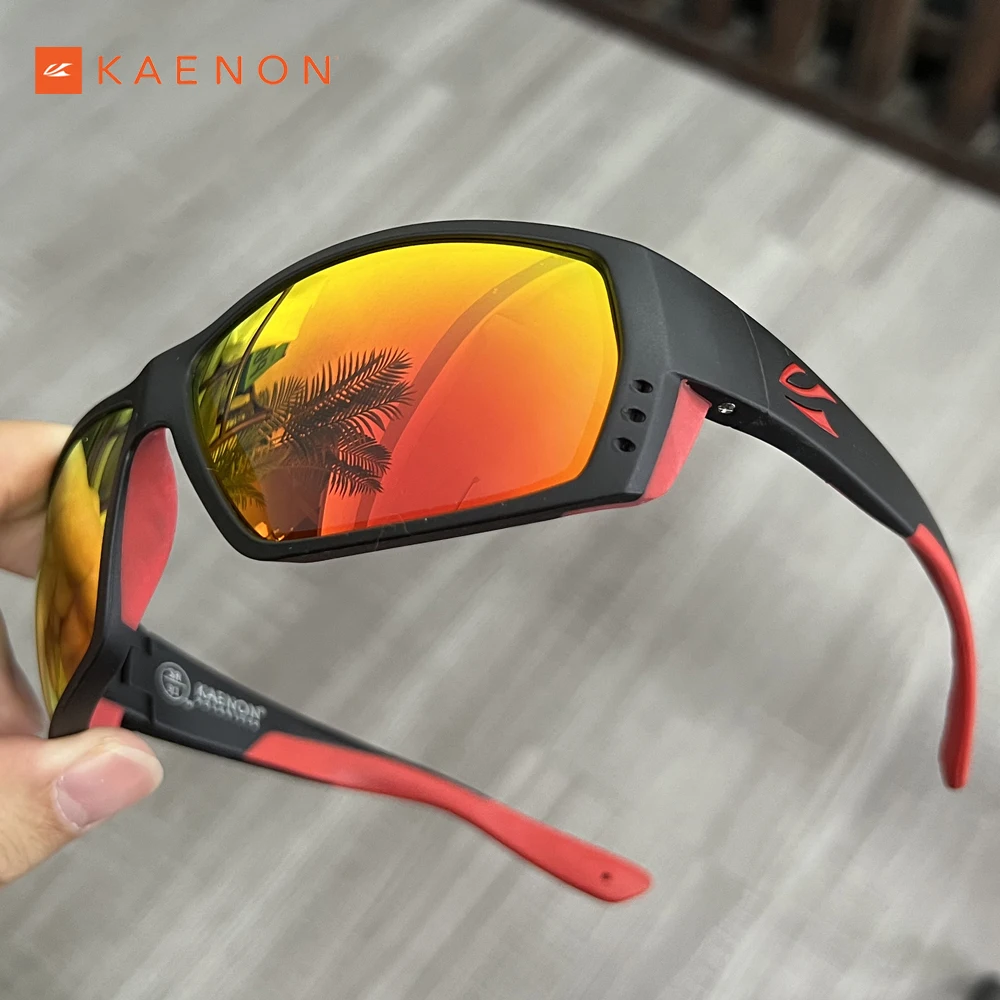 Brand KAENON New Fashion Men Polarized Sport Sunglasses Luxury Business High Quality Eyewear Fishing Cycling Golf Sun Glasses UV