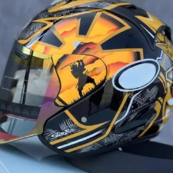Ram3 Pedrosa Samurai Half Helmet Men and Women Motorcycle Off-Road Summer Helmet Downhill Racing Mountain Cross Casco Capacete