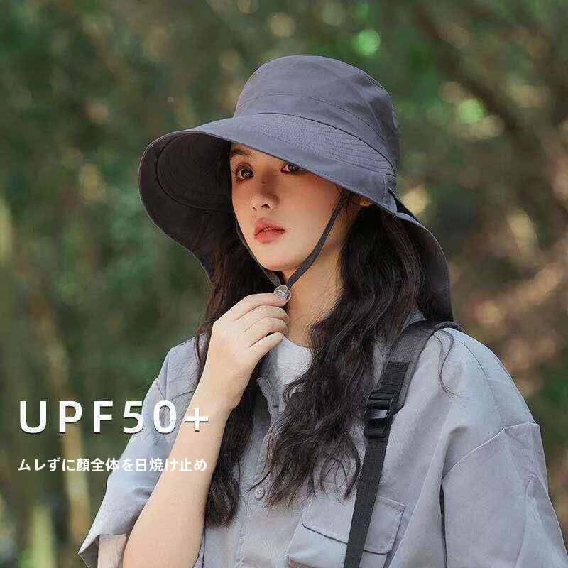 chapeu-feminino-de-verao-com-protecao-solar-aba-larga-respiravel-para-caminhada-pesca-ciclismo-e-atividades-ao-ar-livre-com-protecao-para-o-pescoco-e-faixa-elastica