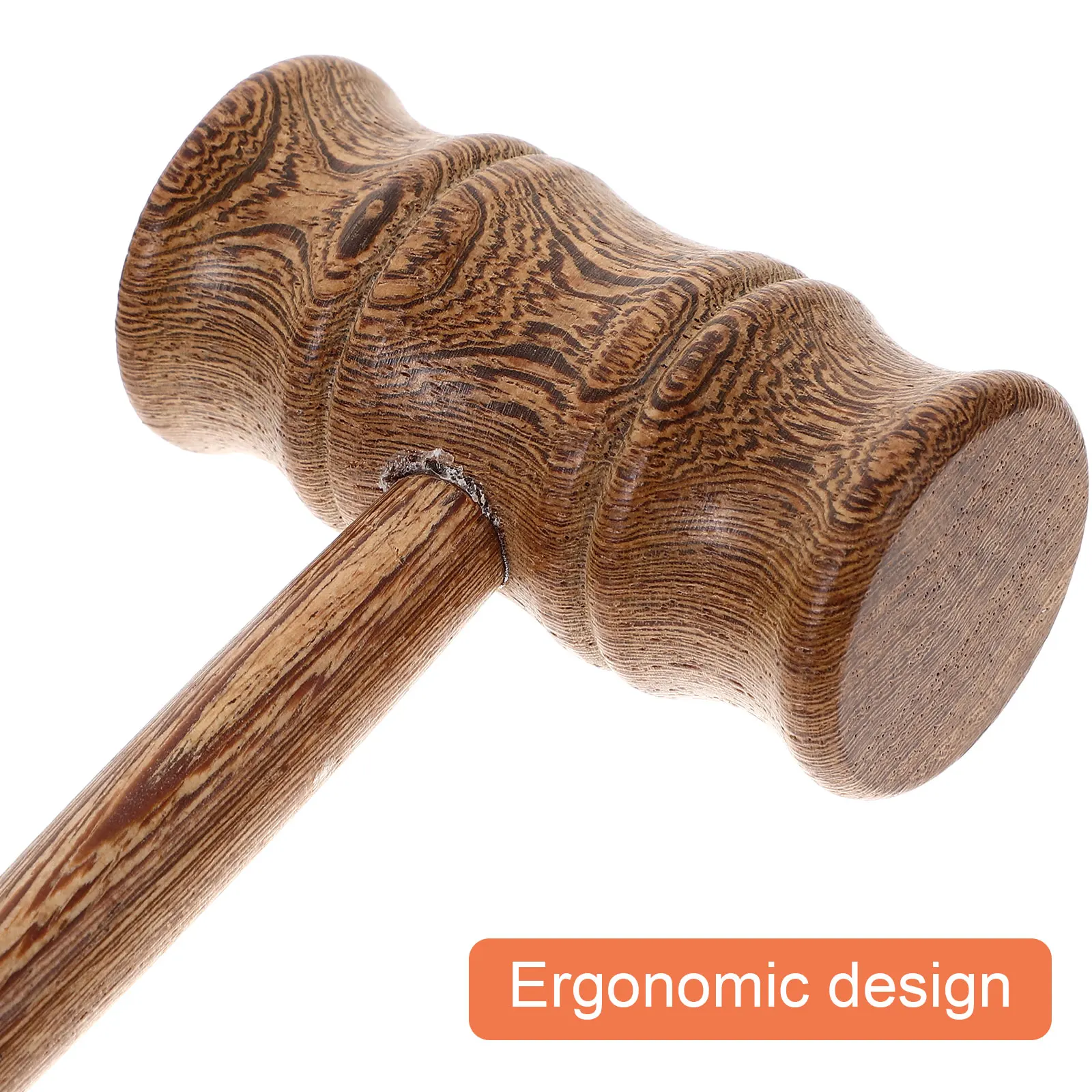 

Handheld Wooden Massage Hammer Back Massager Ergonomic Design for Neck Shoulders Legs Feet Manual Portable Full Body Massager