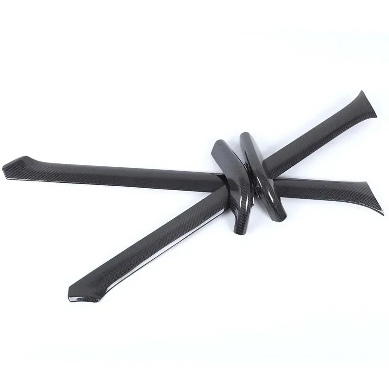 

Накладки на передние стойки из настоящего карбона для Mercedes-Benz G-Class 2025: Декоративные наклейки для стайлинга автомобиля, внешние аксессуары, 4 шт.