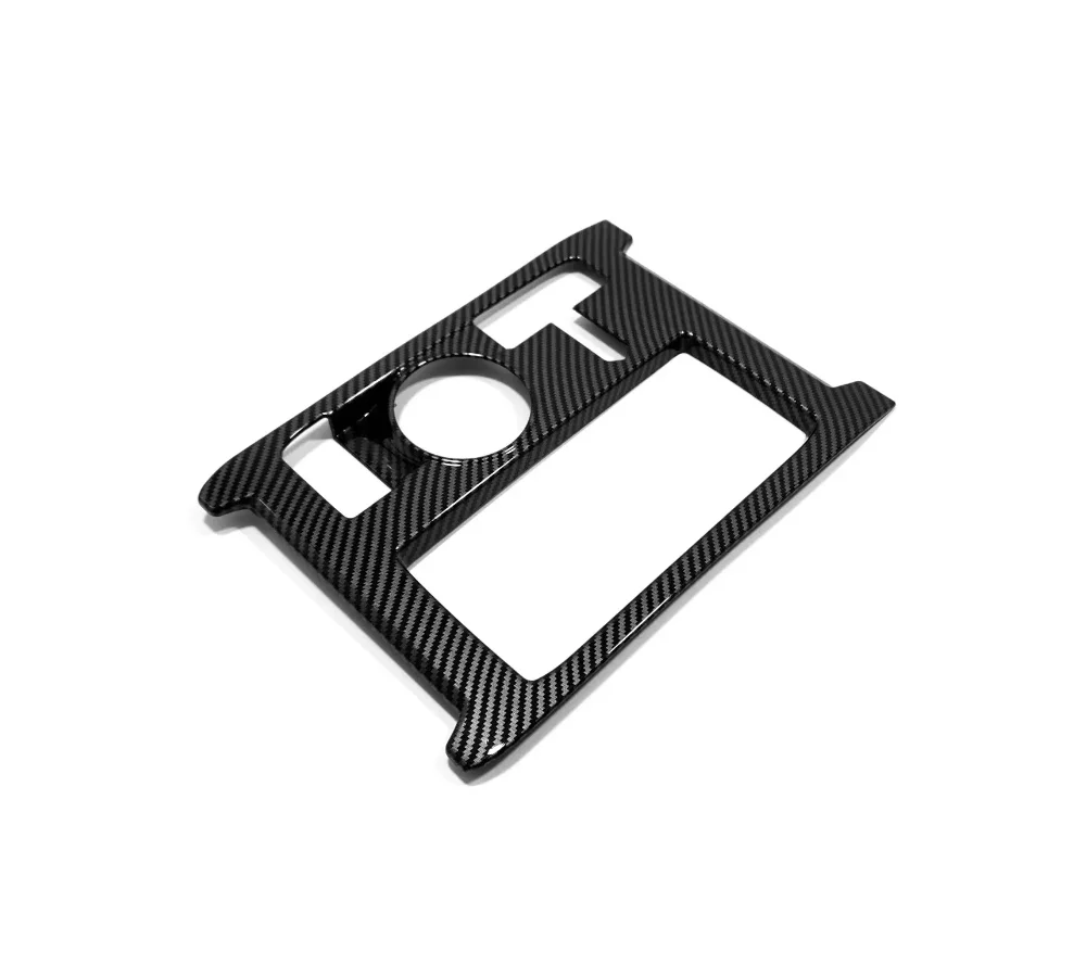 Suitable for Ford EVOS 2022 gear shift panel frame decoration ABS Auto Parts carbon fibre Peach wood