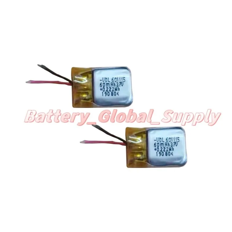 

Двухэлементный аккумулятор подходит для Bluetooth-гарнитуры VDL601115 3.7V 60mAh, новый, 1 шт.