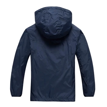 Boys Polar Fleece Jacket Sport Kids Coat Double-deck Hoodie Waterproof Windbreakers Kids Jackets 3-12Y Spring Autumn Winter 2