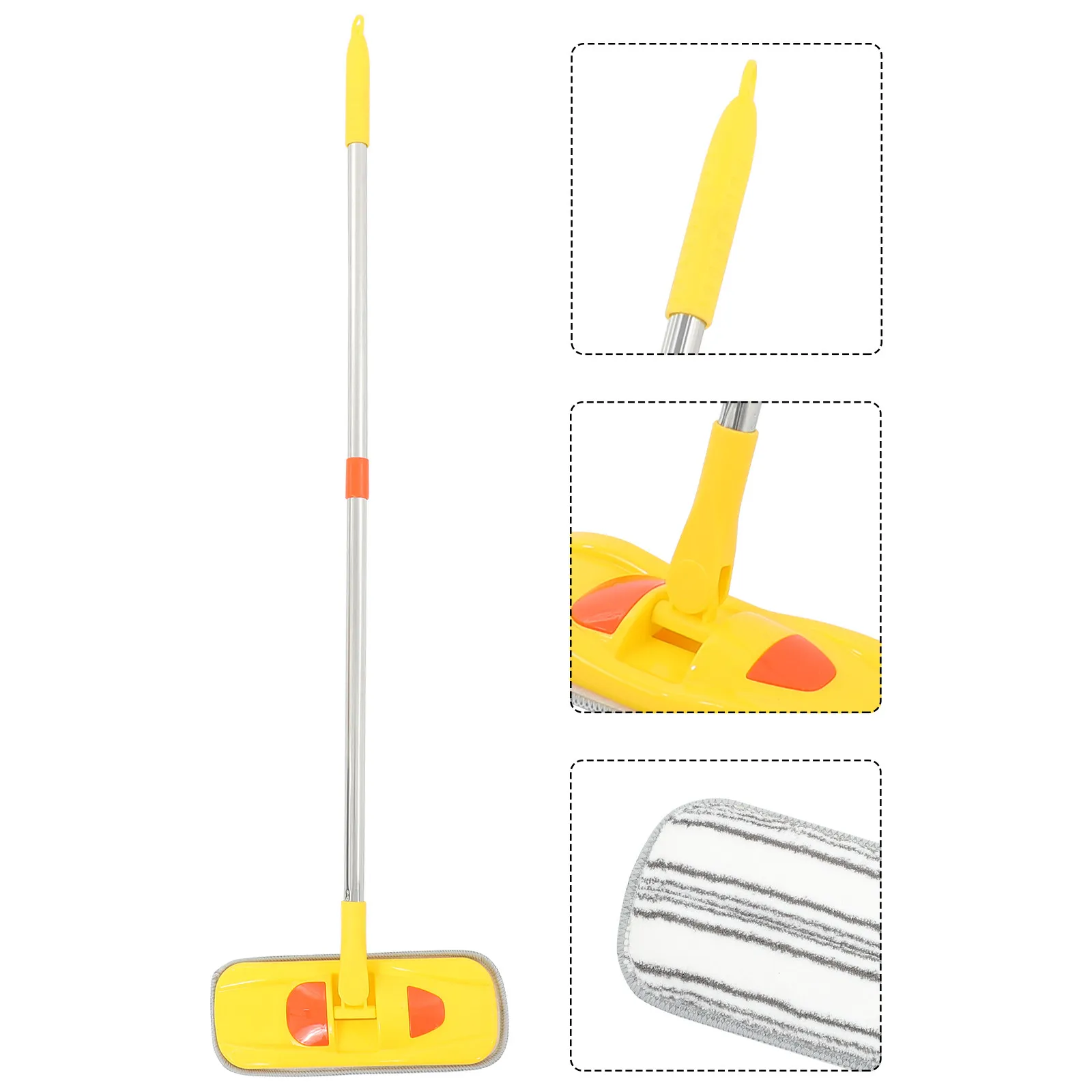 

Mini Mop for Kids Toddler Cleaning Tool Safe Lightweight Wear Resistant Bright Colors Rounded Corners Smooth Surface Educational