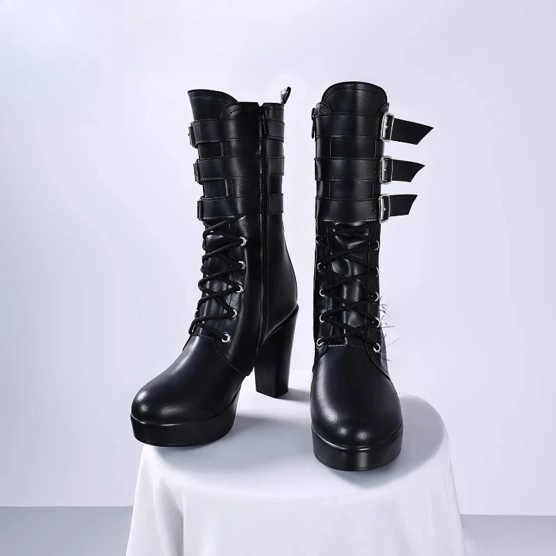 

Обувь для косплея в стиле аниме Ukinami Yuzuha Zenless Zone Zero, ботинки для костюмов на Хэллоуин, аксессуары на заказ