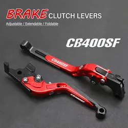 FOR Honda CB400SF CB400 SF CB 400SF1992-1998 Motorcycle Hand Brake Clutch Adjustable Levers Handle Folding Extendable Lever grip