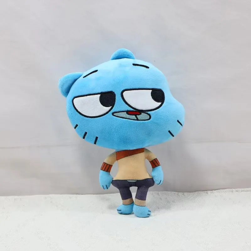 2026 World Of Gumball Darwin Plüschpuppe Cartoon Banana Joe Anais Richard Nicole Plüschtier Kawaii Weiches Deko-Kissen Spielzeug Geschenk – Detail 3