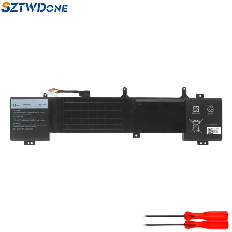 SZTWDONE 6JHDV Nowa bateria do laptopa Alienware ALIENWARE 17 R2 R3 P43F 14,8 V 92 WH