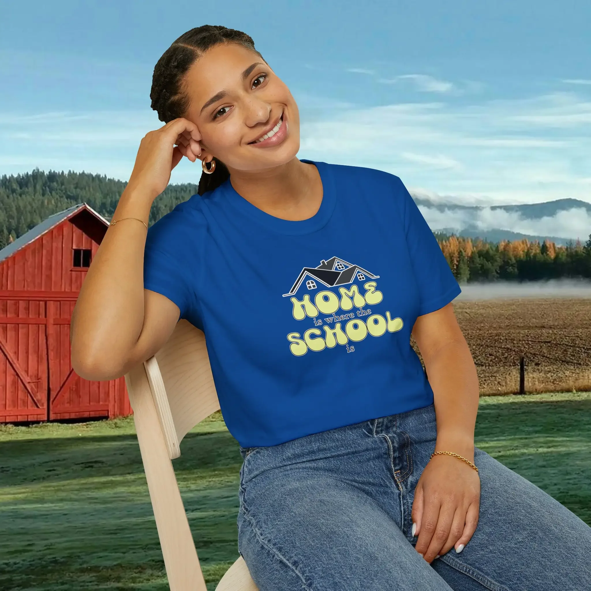 Homeschool SR Softstyle T Shirt Raise your own kids great gift for those that