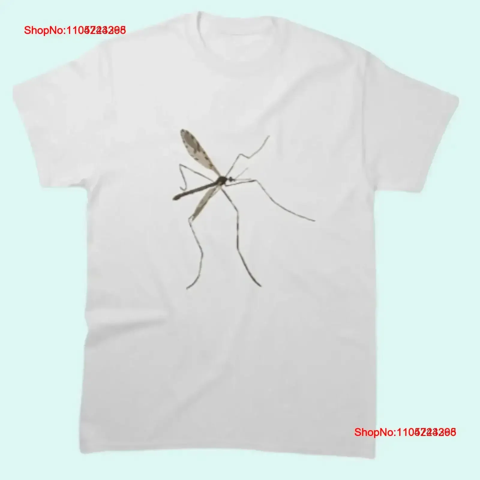 Crane fly Classic T Shirt vintage Washed Stretched designer clothes fashion Breathable Versatile homme streetwear Soft Casual