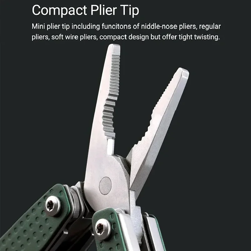 NexTool Mini Flagship 10in1 Multifunction Folding EDC Scissors Screwdriver Pliers Bottle Opener Mobile Phone Repair Outdoor Tool