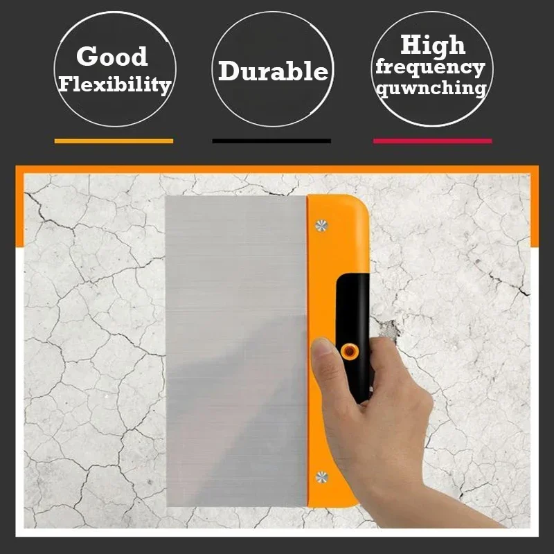 4pcs/set Stainless Steel Putty Knife Paint Tool Antirust Plaster Shovel Filling Spatula Putty Scraper For Wall Decoration