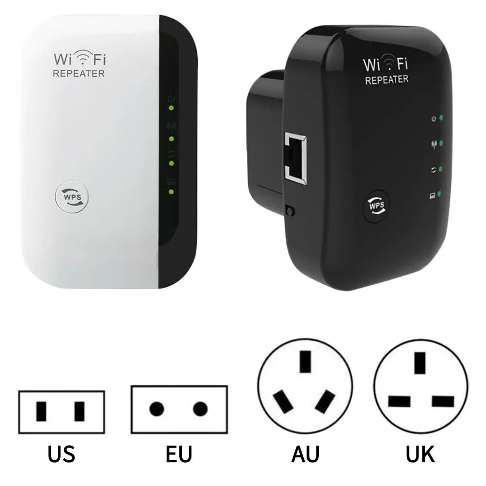 

High Quality 300Mbps WiFi Range Extender US/EU/AU/UK 802.11bgn WiFi Signal Booster 4/7 Lights Wireless WIFI Repeater Office