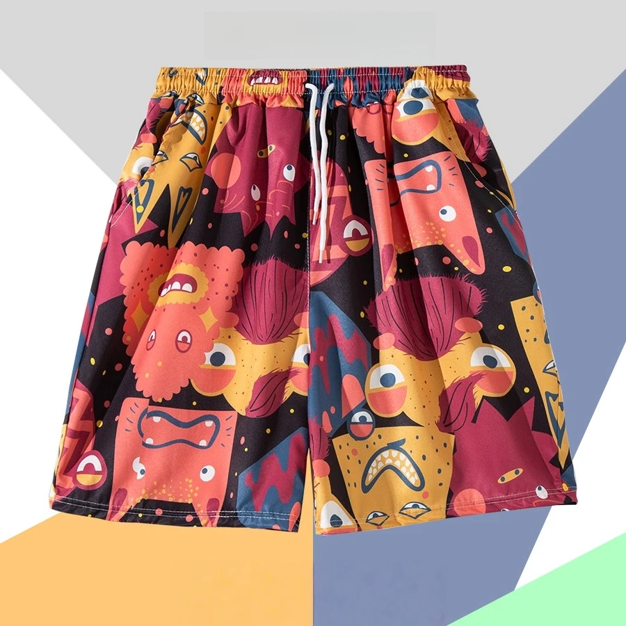 

Летние пляжные шорты для мужчин: повседневные, быстросохнущие, для отдыха на природе, путешествий в Санье, серфинга, в стиле кэжуал