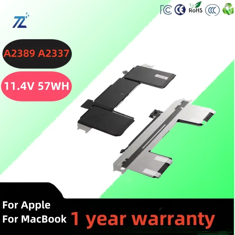 Детали для ноутбука аккумулятор A2389 максимальная емкость 5000 мАч подходит для 2020 года 13-дюймовый A2337 для MacBook