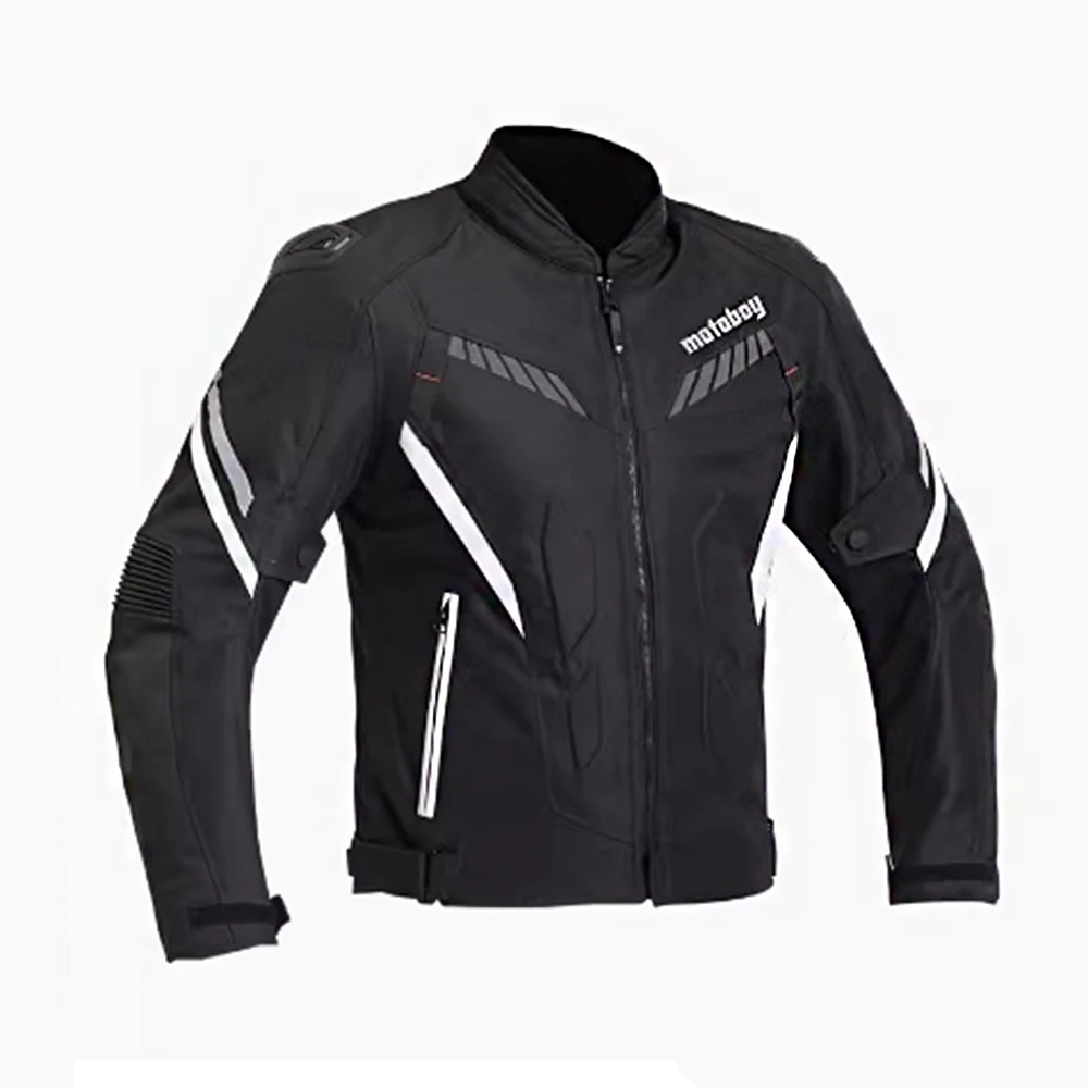 

Black Motorcycle Jacket Interior Detachable Waterproof Motorcycle Jacket CE Certification Anti-fall Moto Clothes Wear Resistant