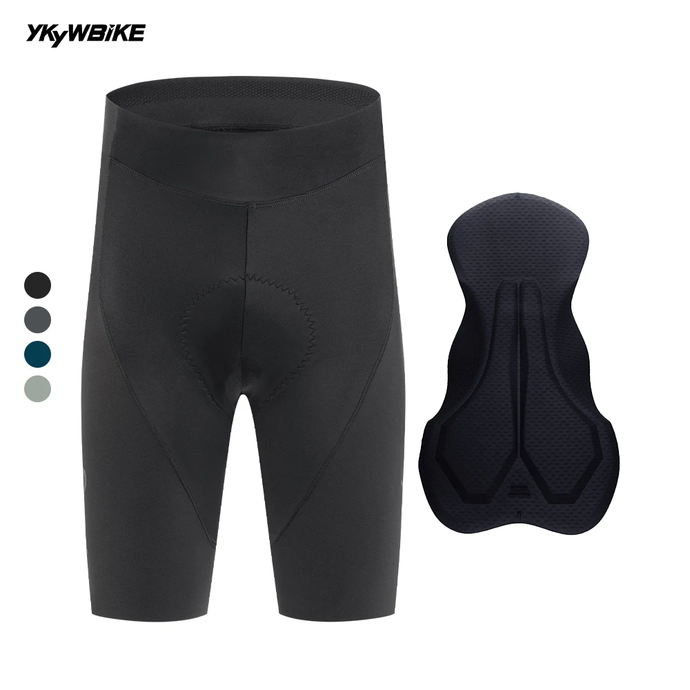 

YKYWBIKE Men's Cycling Shorts Mountain Road Biking Riding Half Pants Tights Bike Shorts with 6 Hours Padding Bicycle Shorts