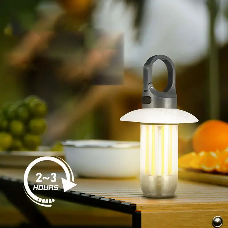 

Rechargeable LED Camping Light Waterproof Portable Work Light Type-C Outdoor Flashlight Multifunctional Electric Lanterns
