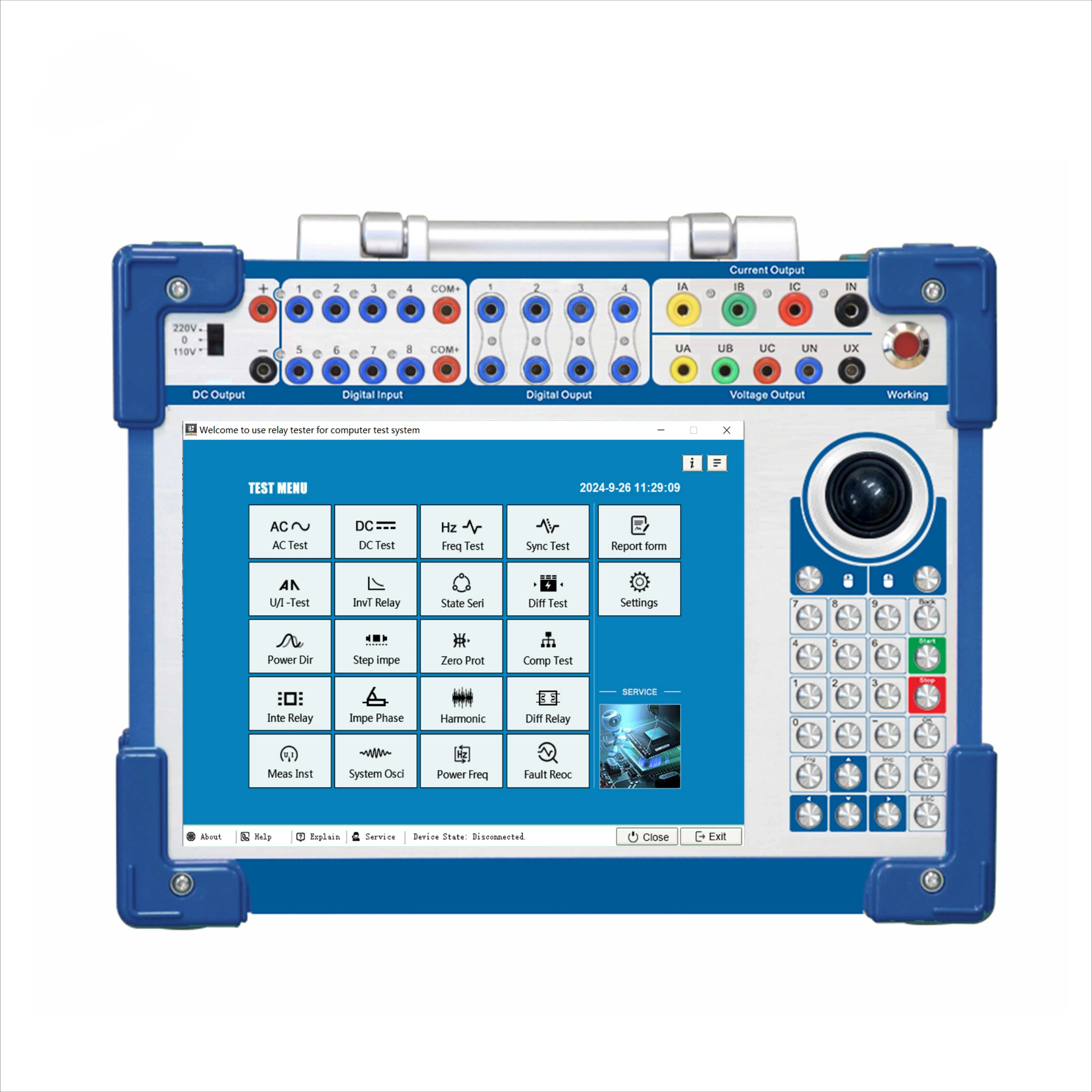 S903G Microprocessor Relay Protection Device Comprehensive  Test  3 Phase   Tester