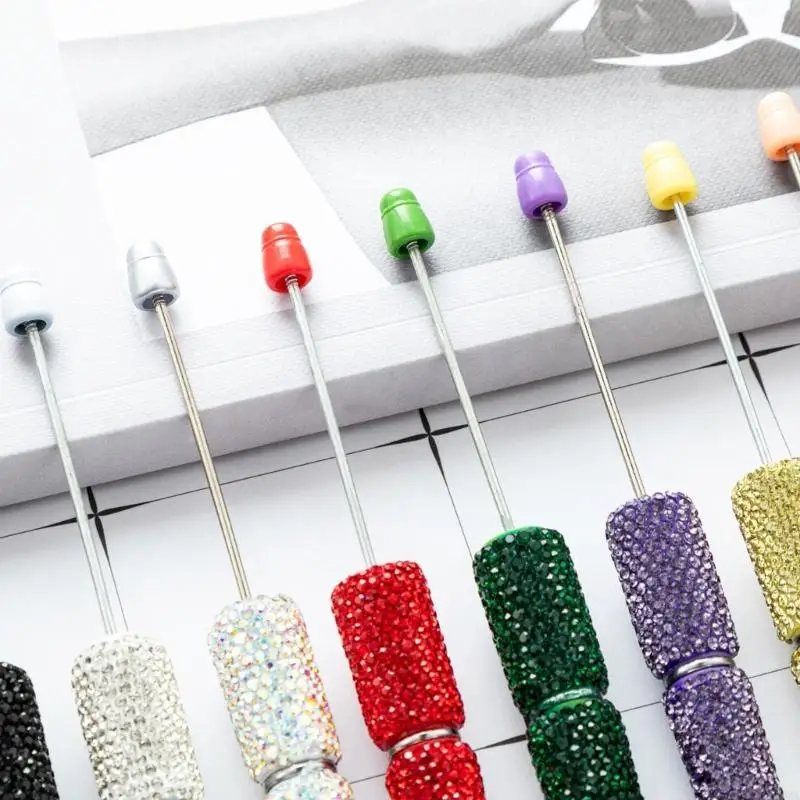 Q5WA 4 PCS Beadable Bagnpoint Pen Pen Pend Prise Pen Bead Pen