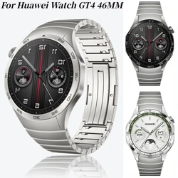 Official Metal No Gap Band For Huawei Watch GT5/4 46mm Stainless Steel Quick Release Bracelet Wristband Huawei GT5 GT4 46MM Band