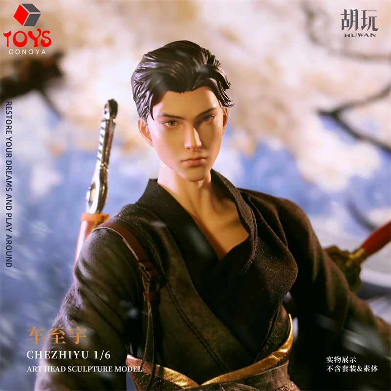 HW SPEELGOED 1/6 Schaal Che ZhiYu Head Sculpt Model Gewone Zonnebrand Huid Fit 12 " Mannelijke Soldaat Action Figure Body poppen
