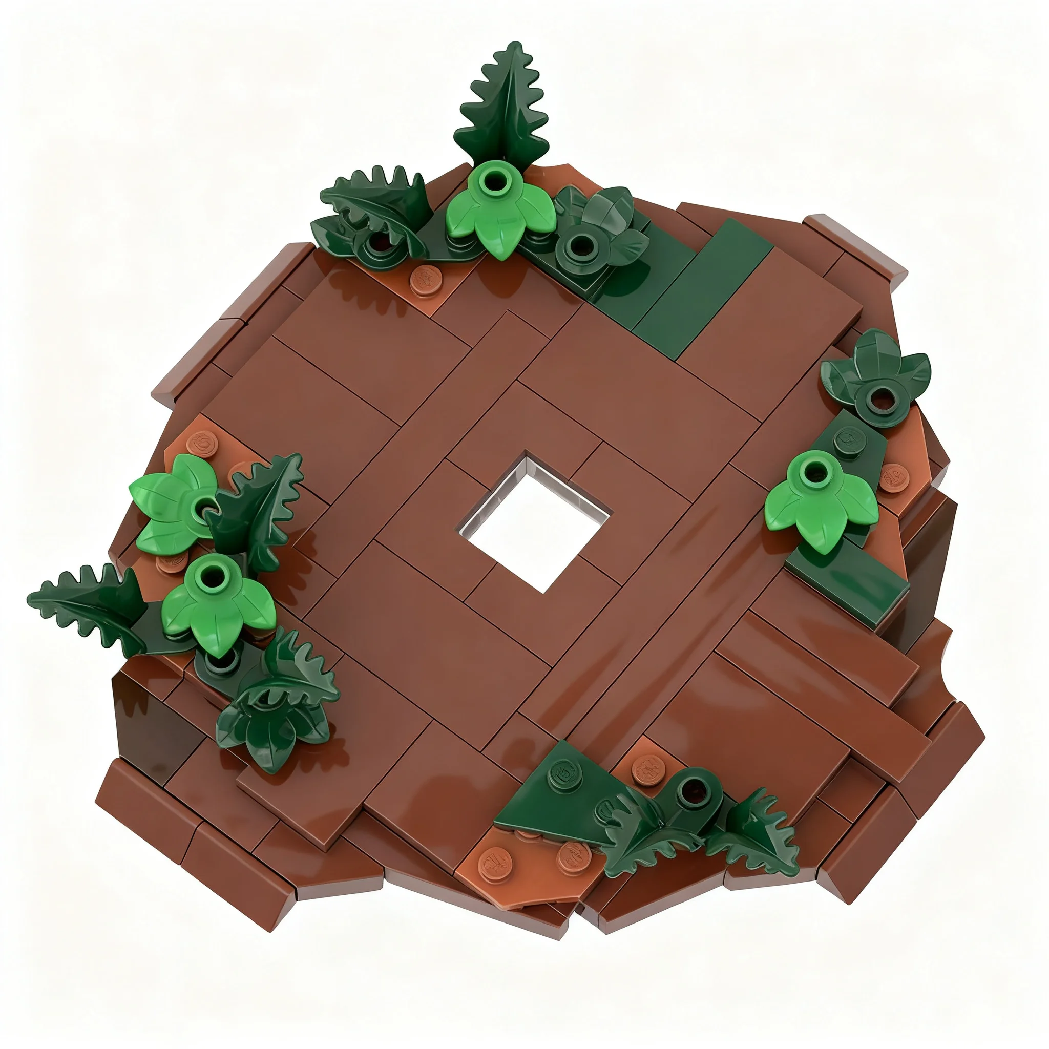 250pcs MOC Castle Old Forest Tree - Removable Display Inspired Diorama Model Toy Building Blocks Architecture Christmas Gift