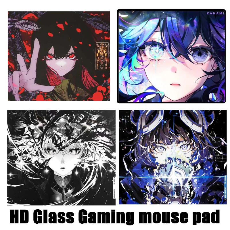 Mousepad SORA Glass Gaming Mouse Pad YUME Smooth Frosted Surface Desk Mat Tempered Upgrade FPS Office Custom Gaming Accessories