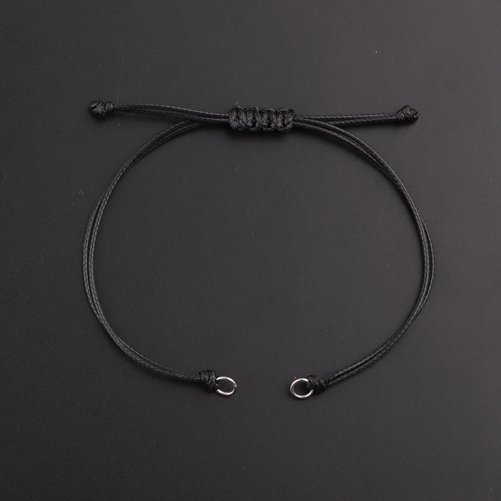 20 stks/partij Handgemaakte Wax Draad Gevlochten Armband Verstelbare Waxkoord Hanger Ketting voor DIY Handgemaakte Armband Accessoires Sieraden - afbeelding 1