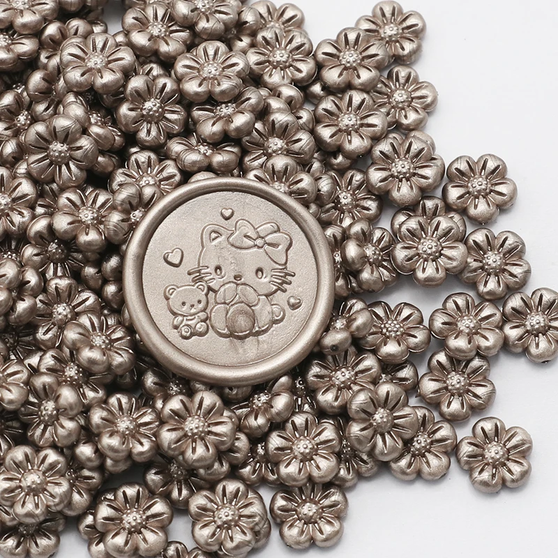 Flower-Shaped Sealing Wax Bead - Wedding Sutra 评论和价格