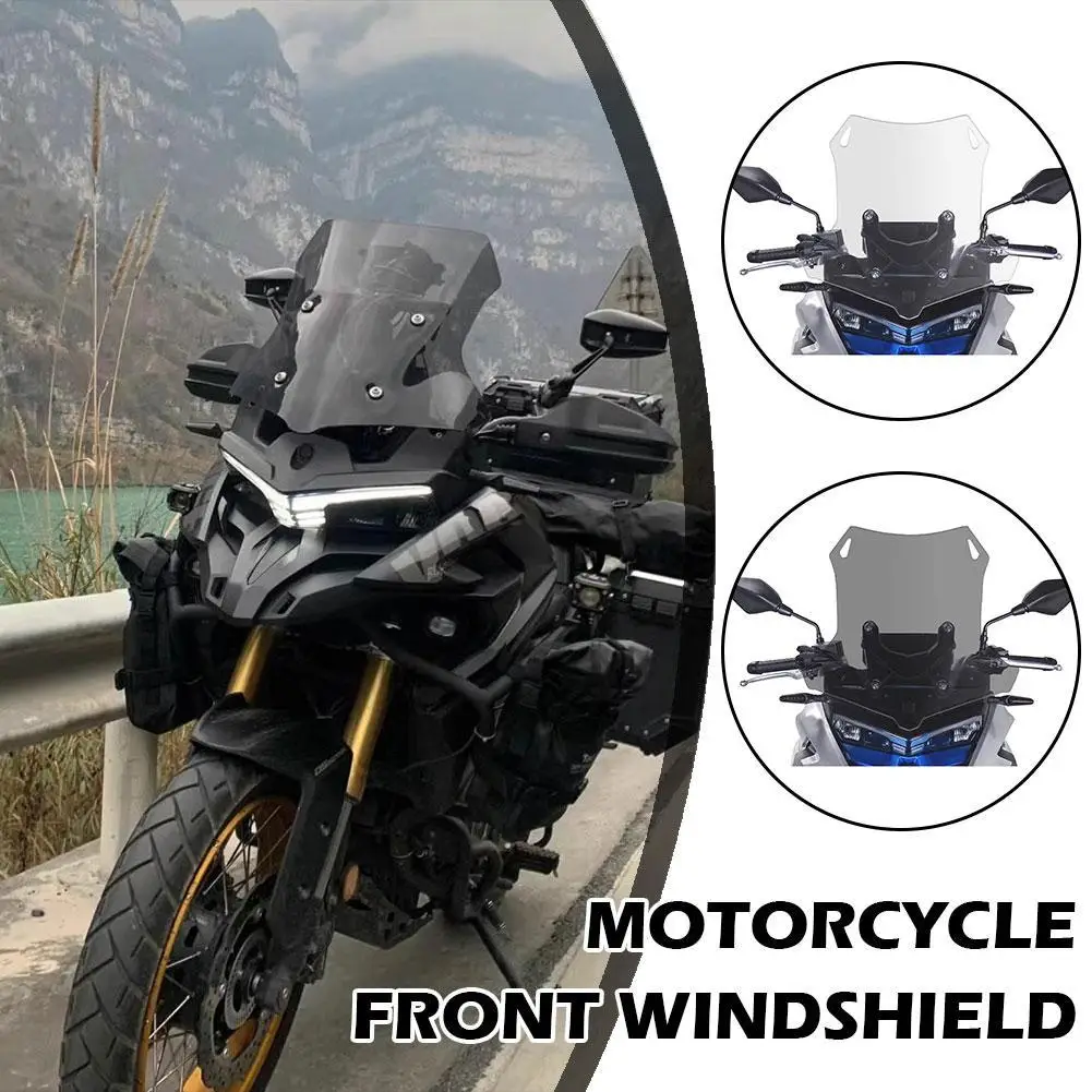 PMMA Windscreen Windheld Wind Deflectors Viser Clear For VOGE DS525X DS 525X 525DSX 525 DSX525 Motorcycle Accessory