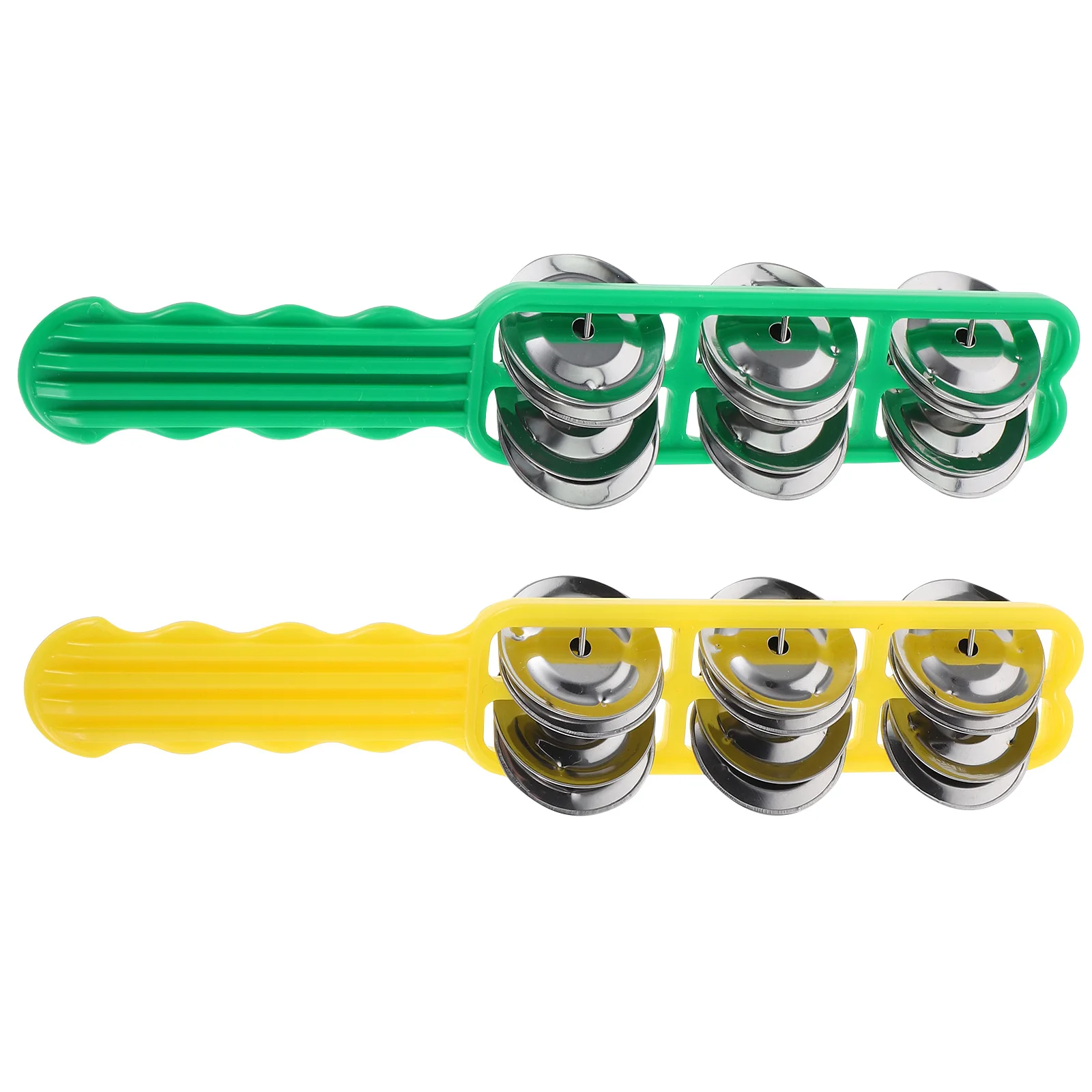 

2 Pcs Orff Instrument Hand Sleigh Bells Musical Instruments Children's Toys Jingle Handheld
