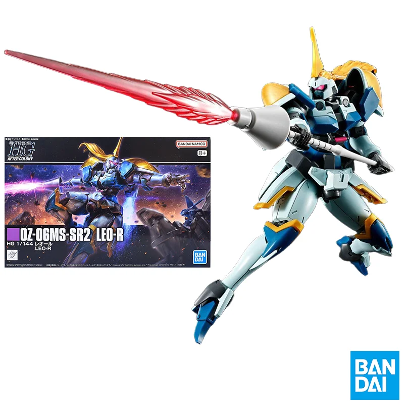 

Bandai Original Genuine Figure Gundam Model Kit HGAC 1/144 OZ-06MS-SR3 LEO-R Mobile Suit Collection Model Action Figure Toys