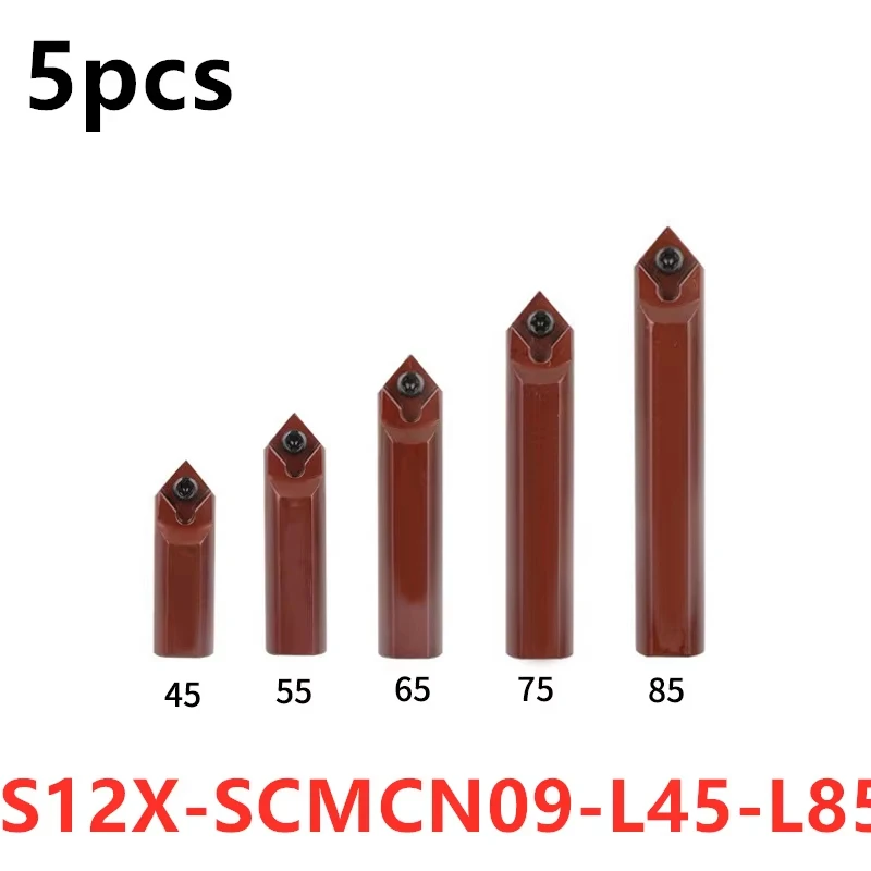 1set S14X SCACR09 SCMCN09 SCACL09 Excavator Boring Machine Inside Hole Turning Tool Digging Machine Tool Rod S14X-SCACR09-L45-85